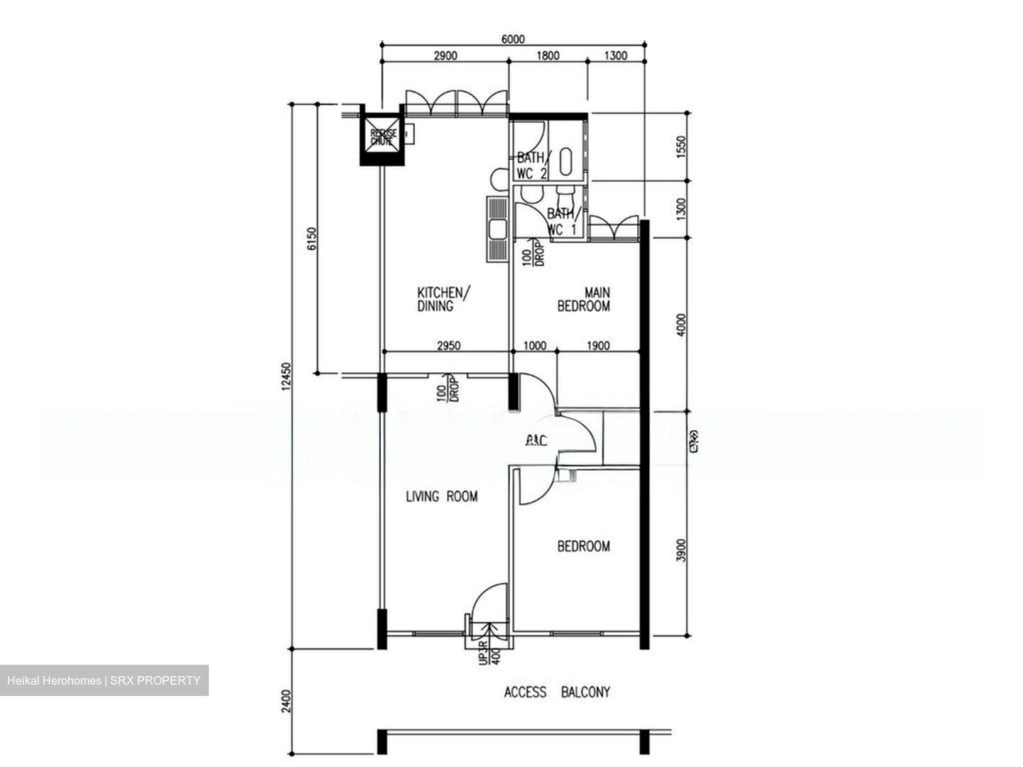 Blk 24 Marsiling Green (Woodlands), HDB 3 Rooms #571007401